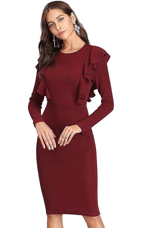 Women's Bodycon Knee Length Dress - image 1 of 1