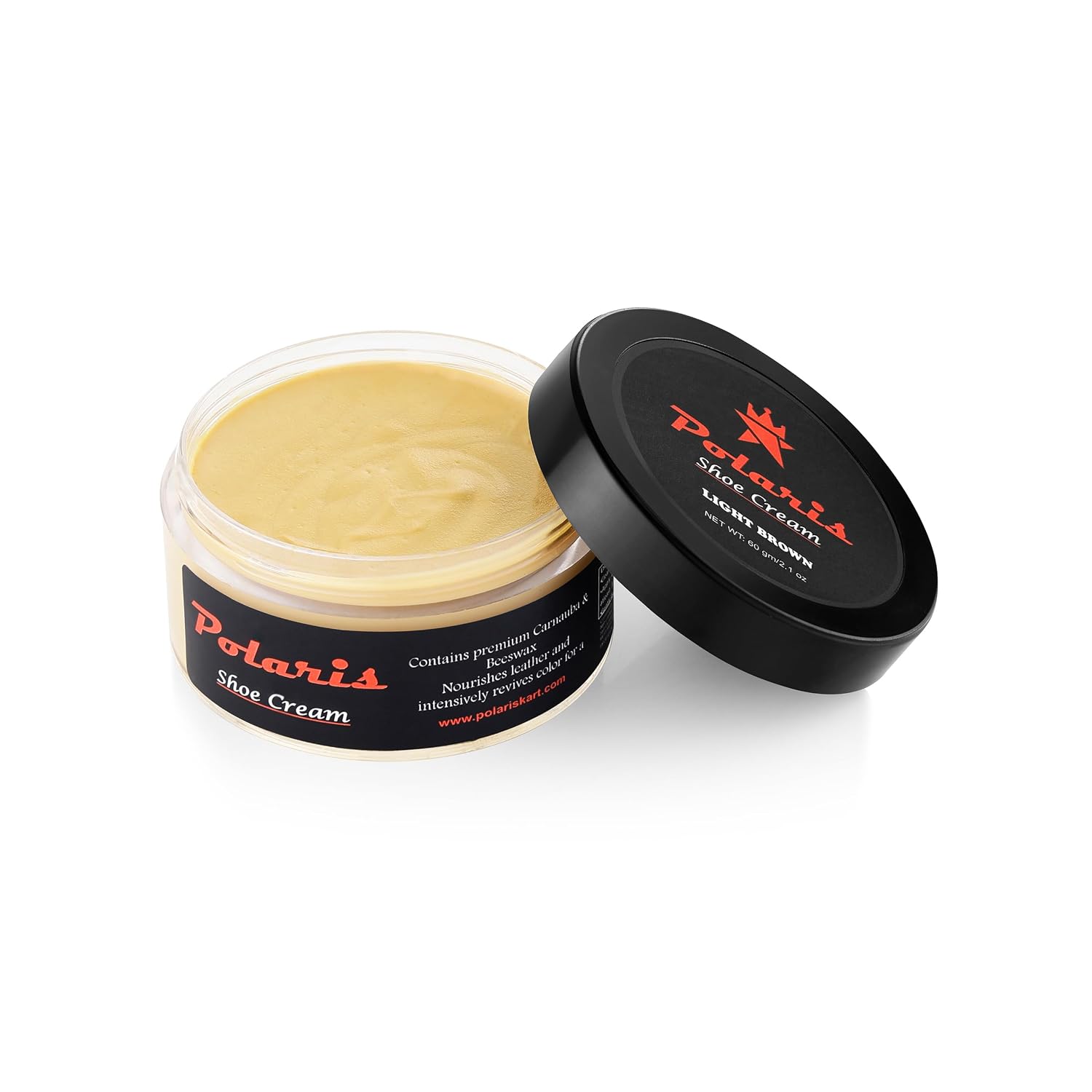 Shoe Cream 60gm | Premium Leather Shoe Polish & Shoe Shine Cream | Long Lasting Leather Conditioner Shoes & Shoe Color Restorer for Formal Shoes, Boots, Bags & Belts