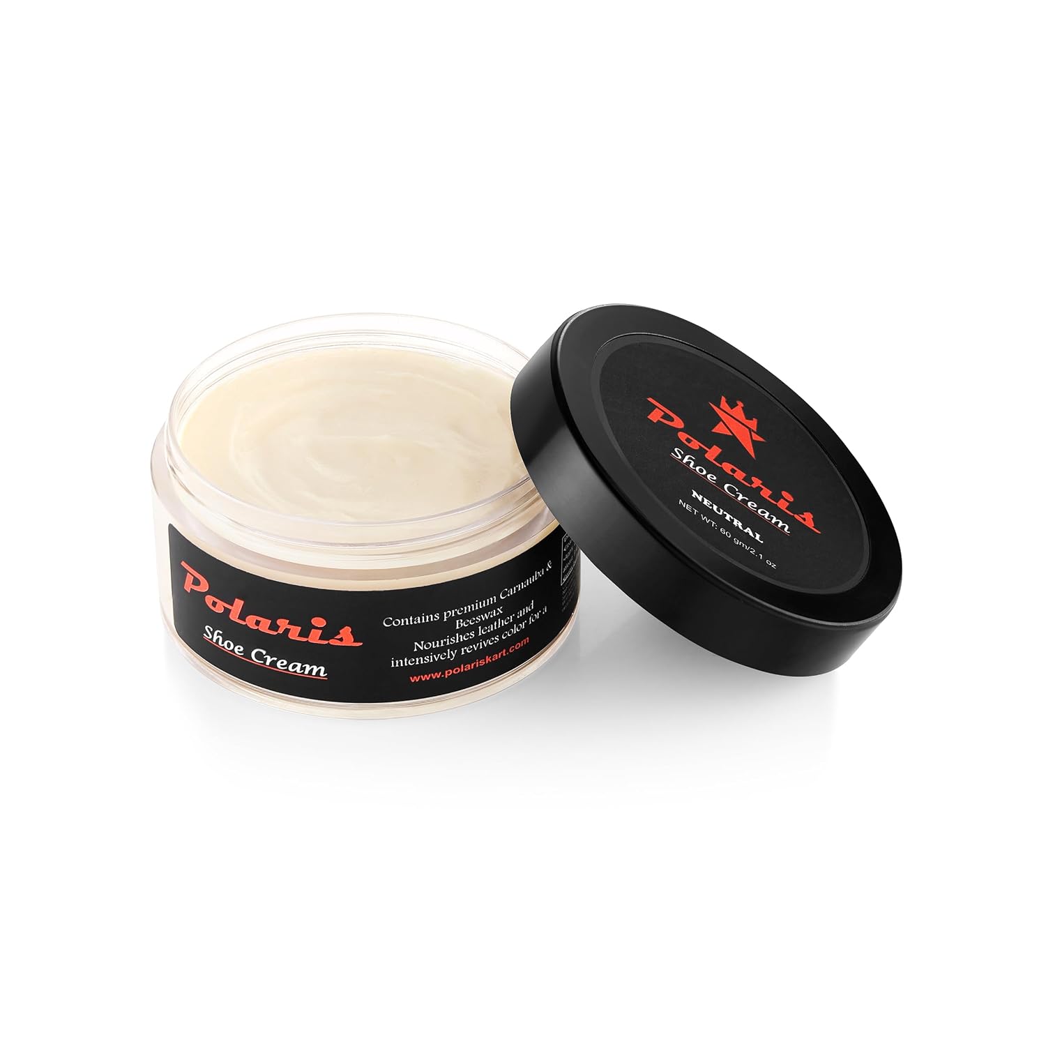 Shoe Cream 60gm | Premium Leather Shoe Polish & Shoe Shine Cream | Long Lasting Leather Conditioner Shoes & Shoe Color Restorer for Formal Shoes, Boots, Bags & Belts