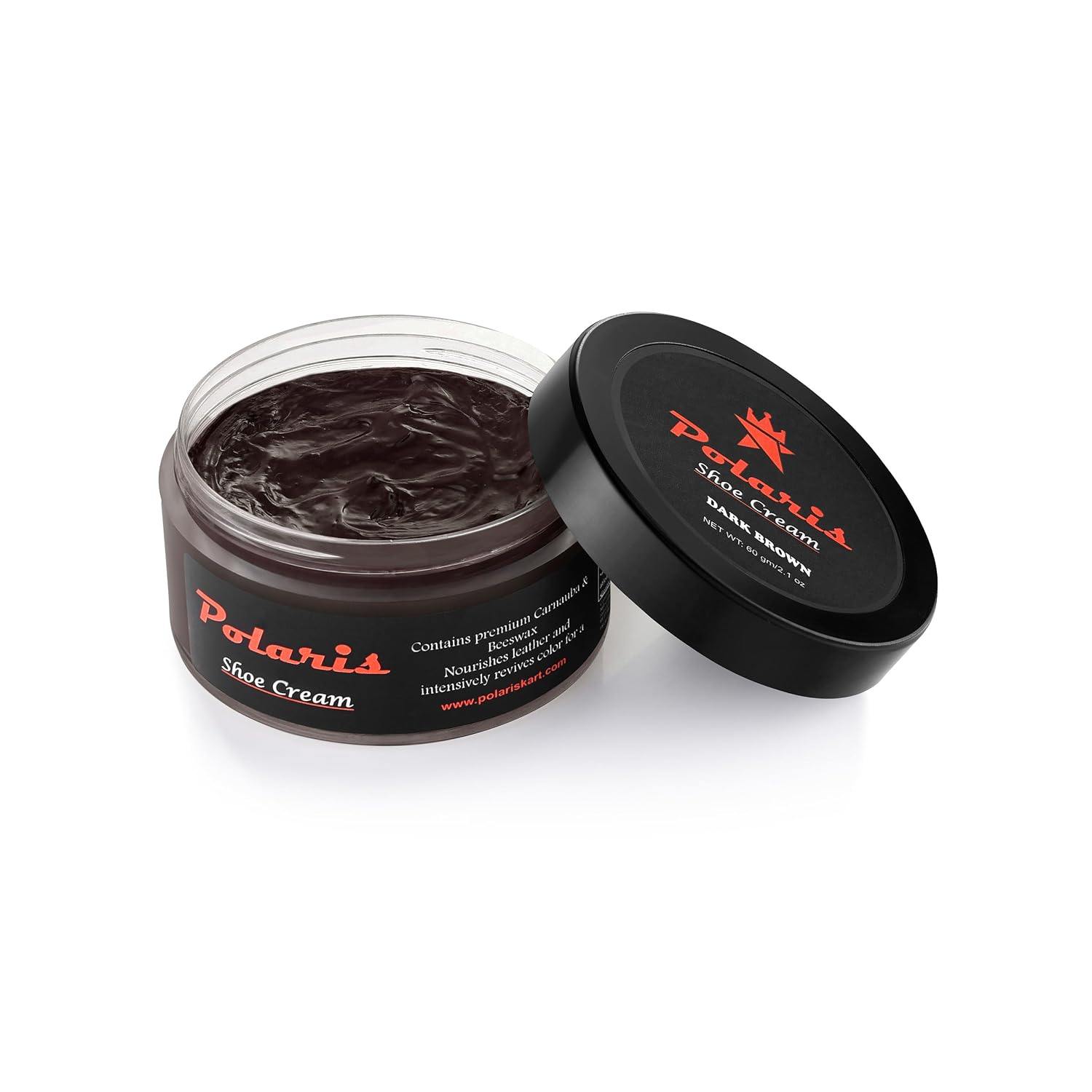 Shoe Cream 60gm | Premium Leather Shoe Polish & Shoe Shine Cream | Long Lasting Leather Conditioner Shoes & Shoe Color Restorer for Formal Shoes, Boots, Bags & Belts