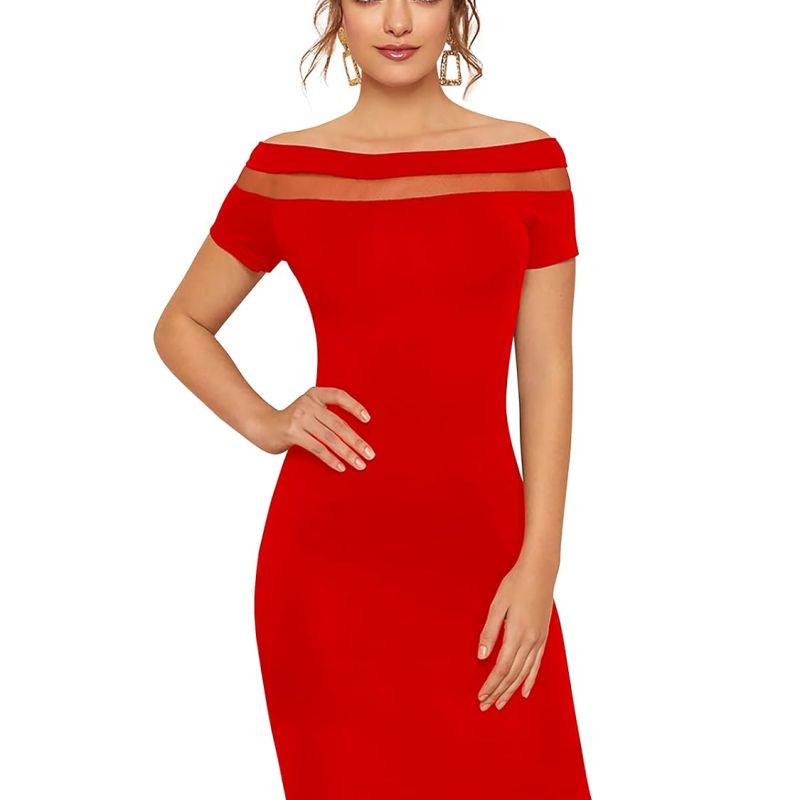 Women's Bodycon Knee Length Dress - image 1 of 1