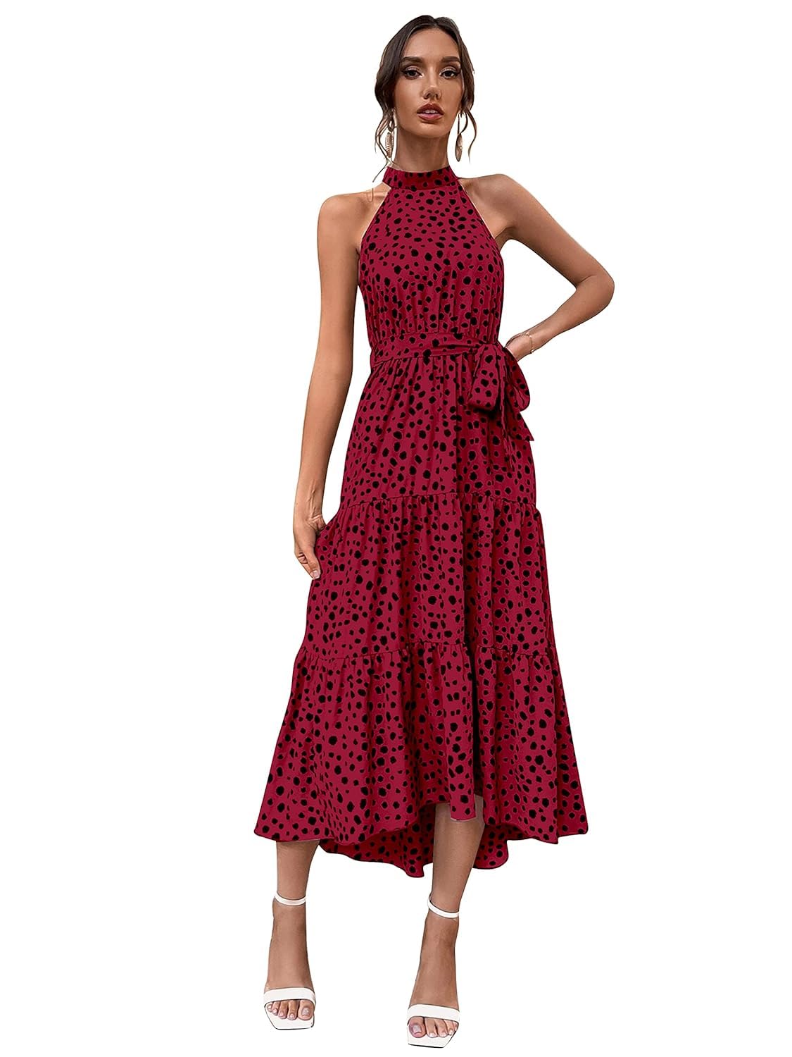 Women's Printed A-LINE MIDI & Maxi Dress