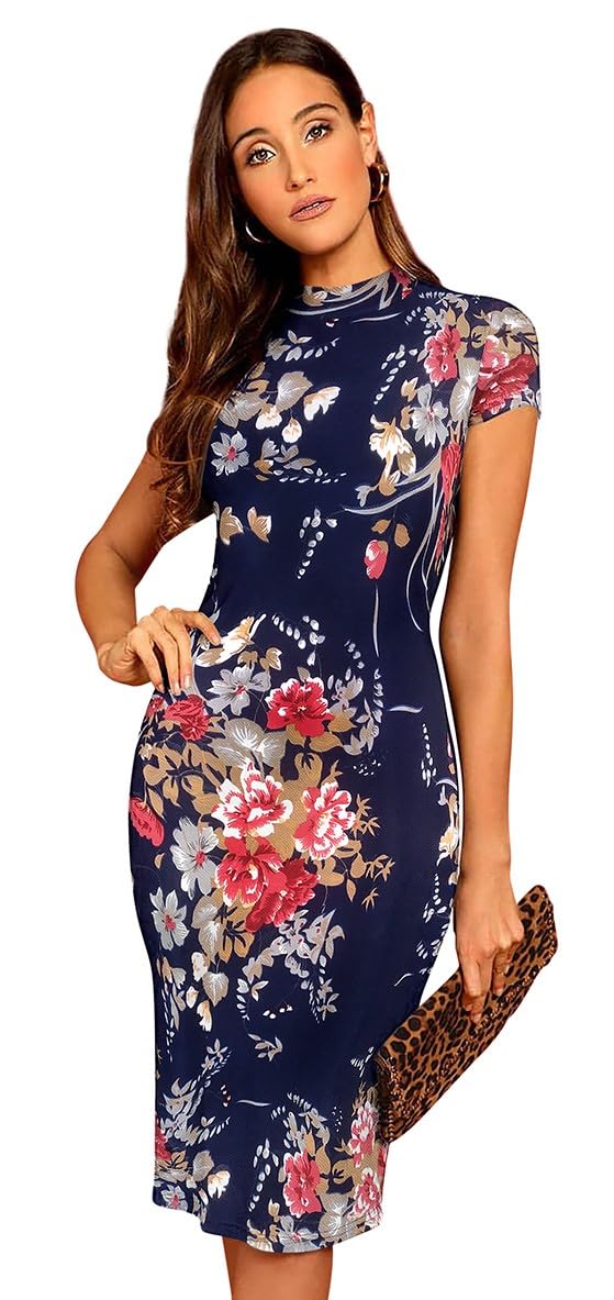 Women's Bodycon Knee Length Dress - image 1 of 1