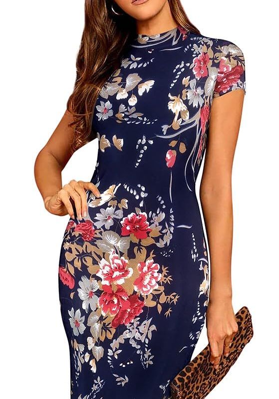 Women's Bodycon Knee Length Dress - image 1 of 1