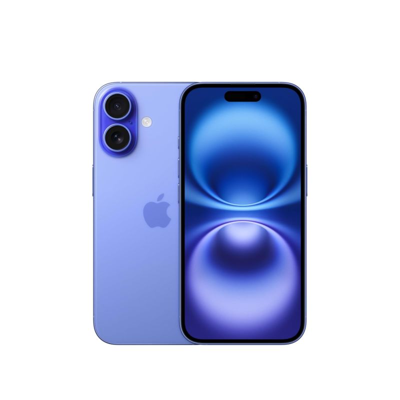 iPhone 16 128 GB: 5G Mobile Phone with Camera Control, A18 Chip and a Big Boost in Battery Life. Works with AirPods; Ultramarine - image 1 of 1