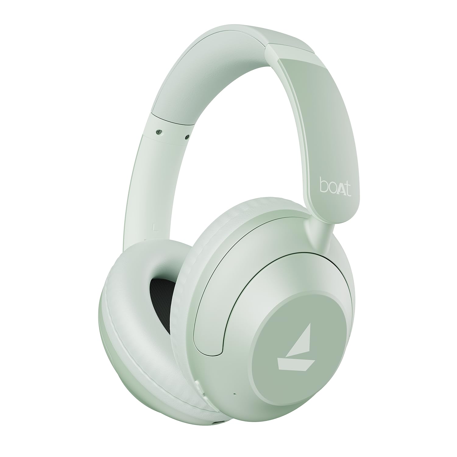 Rockerz 650 Pro, Touch/Swipe Controls, Dolby Audio, 80Hrs Battery, 2Mics ENx, Fast Charge, App Support, Dual Pair, Bluetooth Over Ear Headphones with Mic (Sage Green)