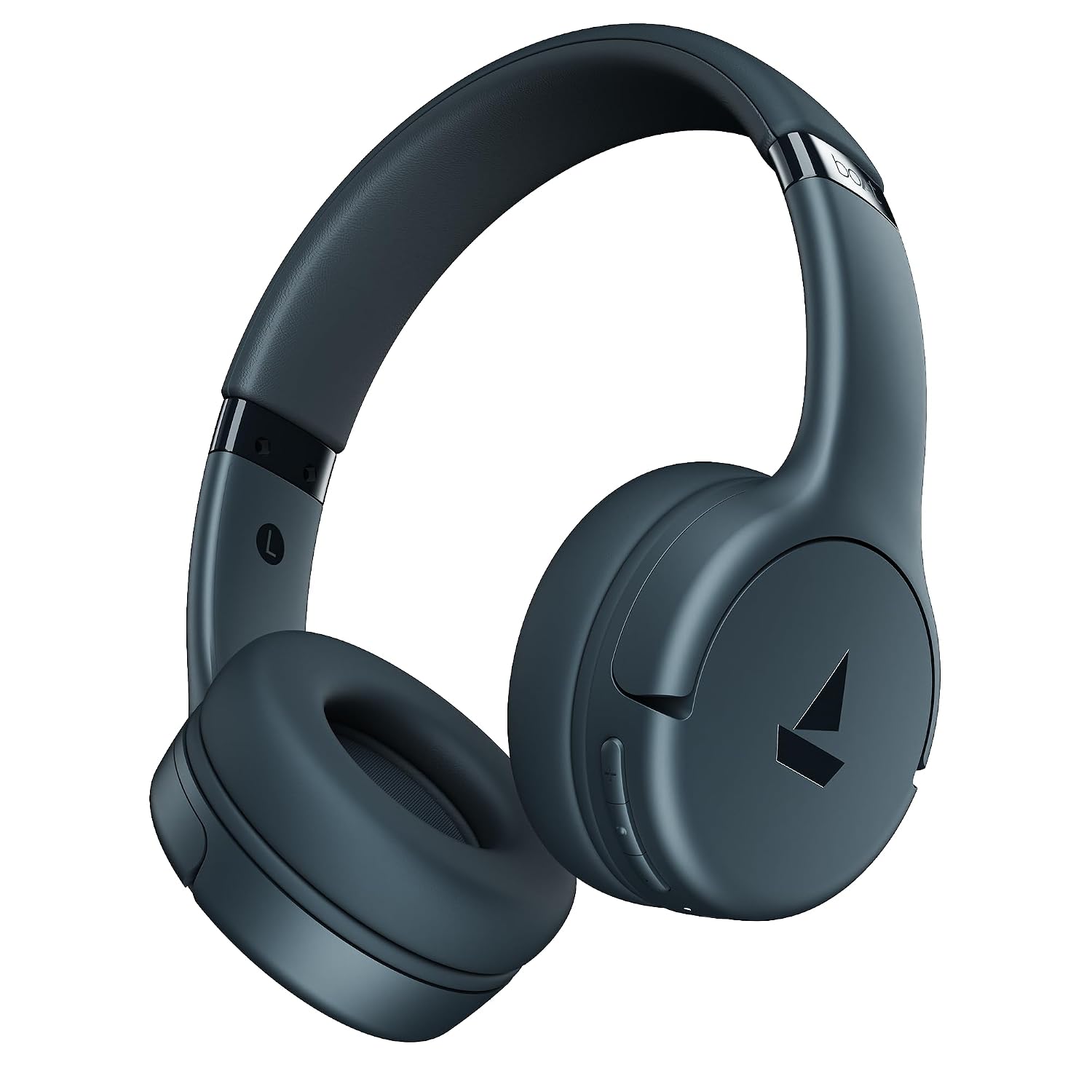 Rockerz 411, 40Ms Low Latency, 40Hrs Battery, 40Mm Drivers, ENx Tech, App Support, Bluetooth Headphones, Wireless Over Ear Headphone with Mic (Bold Blue)
