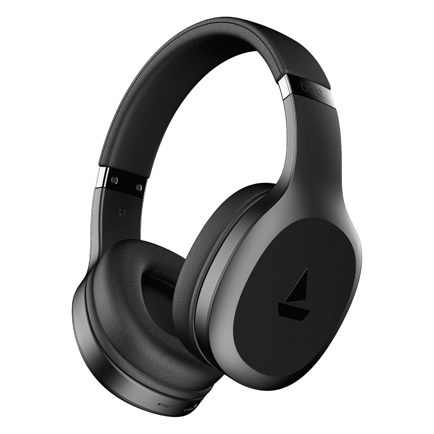 Rockerz 412, 60H Battery, 40Mm Drivers, 40Ms Low Latency, ENx Tech, Stream Ad Free Music via App Support, Bluetooth Headphones, Wireless Over Ear Headphone with Mic (Active Black)
