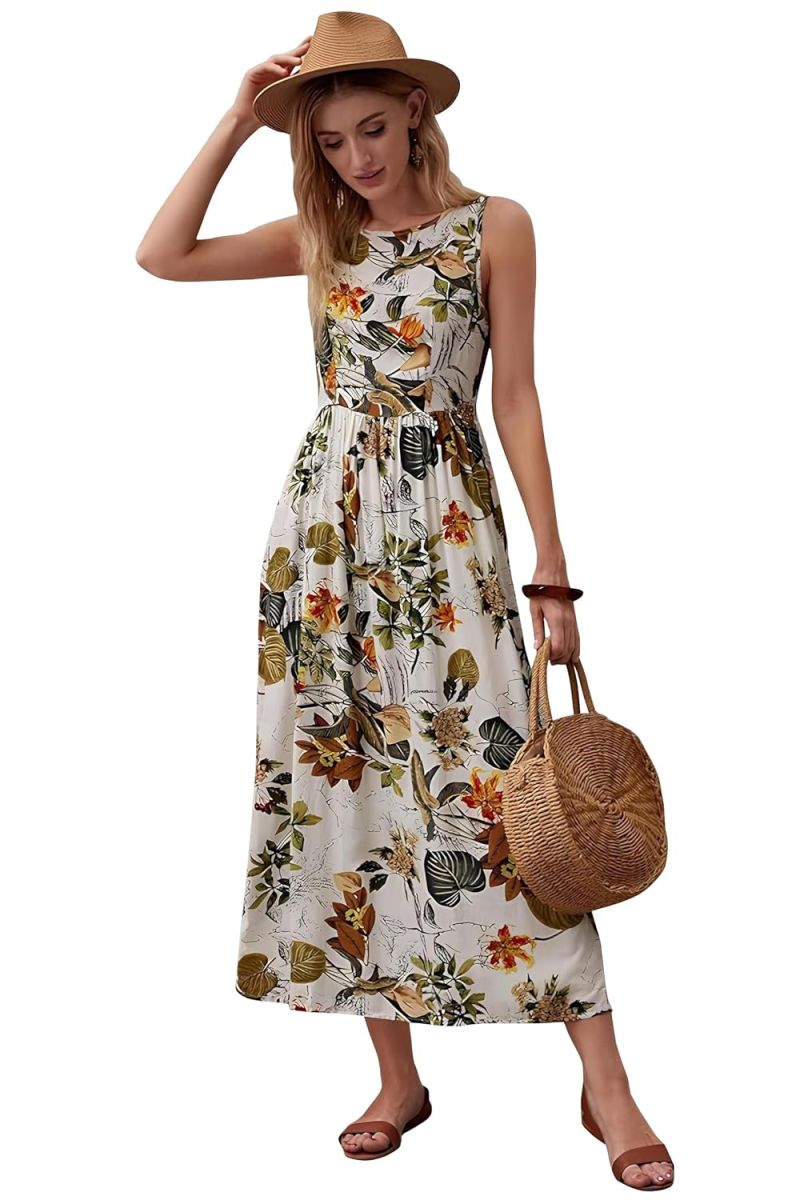 Women's A-LINE MIDI & Maxi Calf Length Dress - image 1 of 1