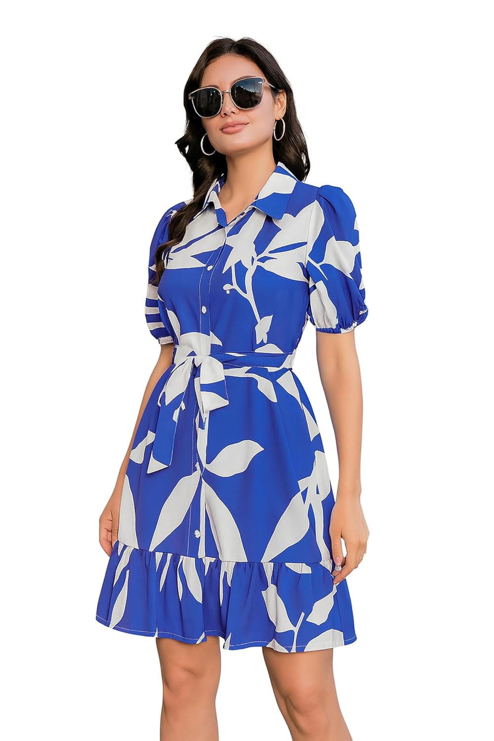 Women's A-LINE Printed Knee Length Dress
