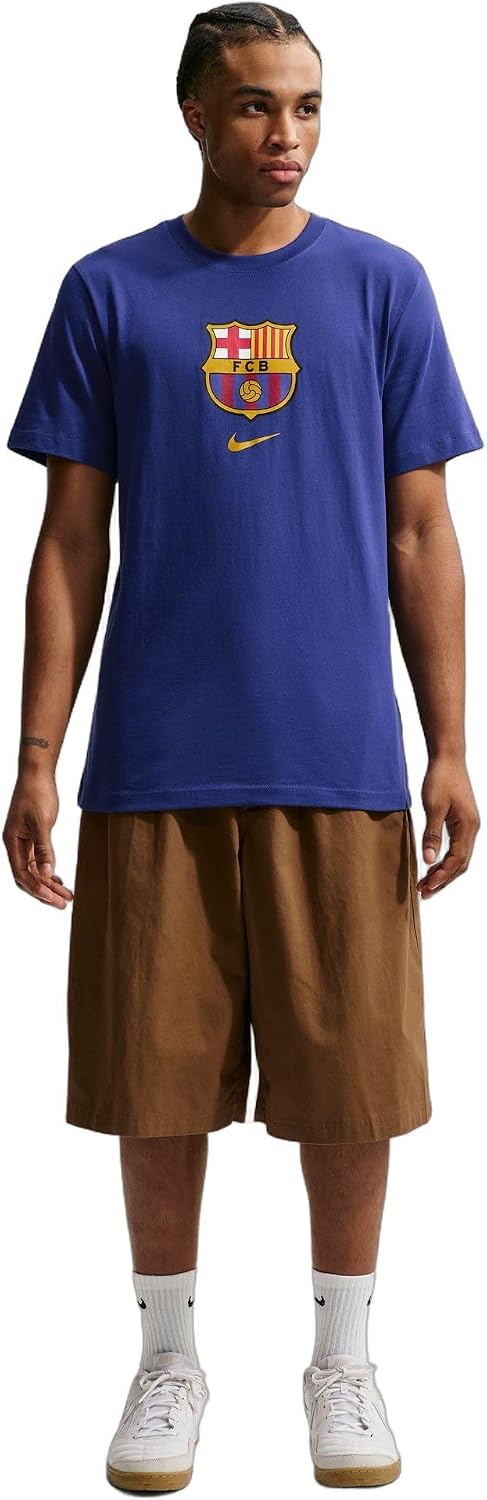Mens FCB Crest Tee Soccer T Shirt