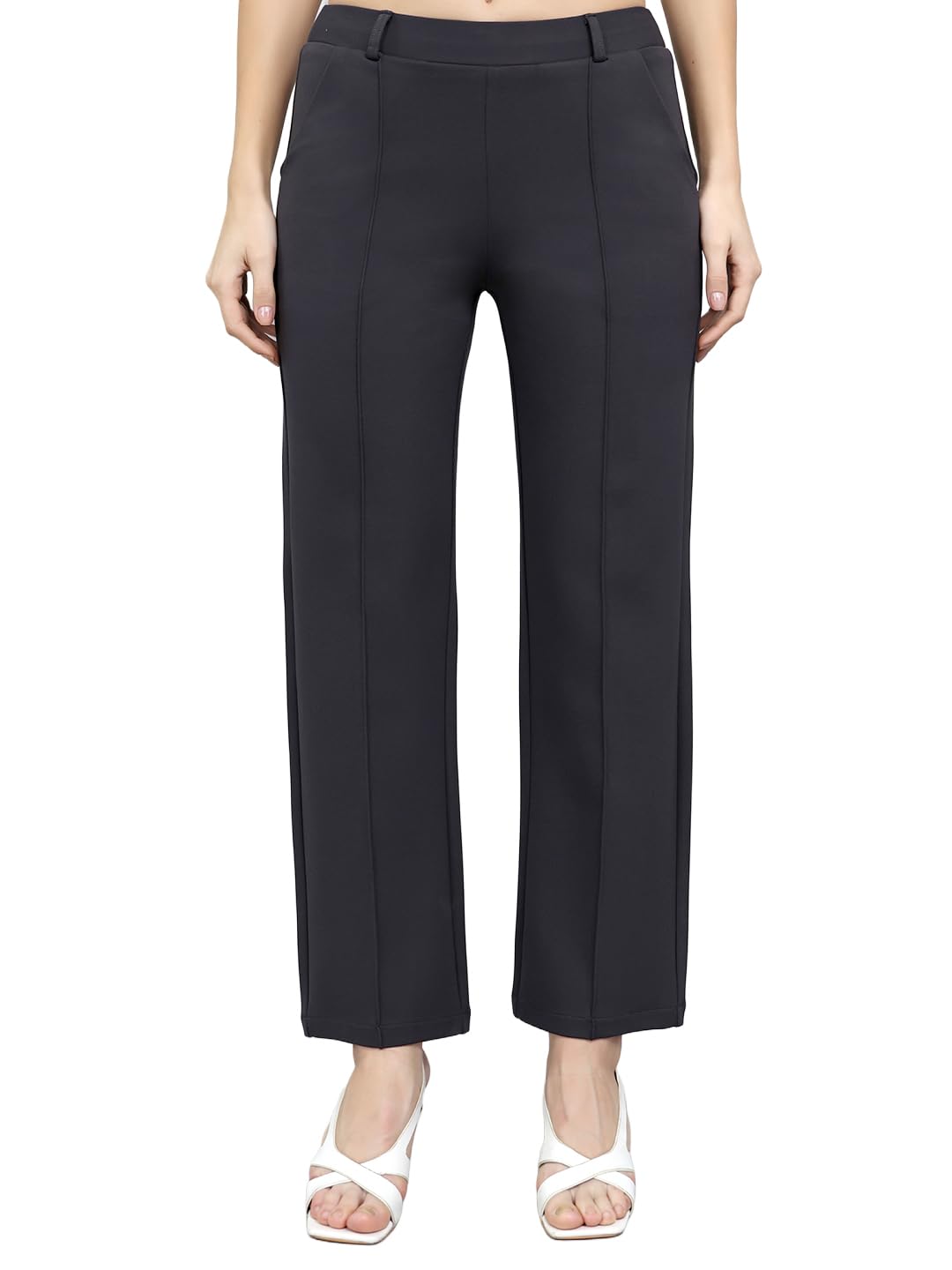 Women Regular Fit Jegging |Mid Rise Yoga Track Pants Stretchable Gym Ankle Length Legging Tights|Versatile and Stylish Women's Sports Pants (Pack of 1) - image 1 of 1