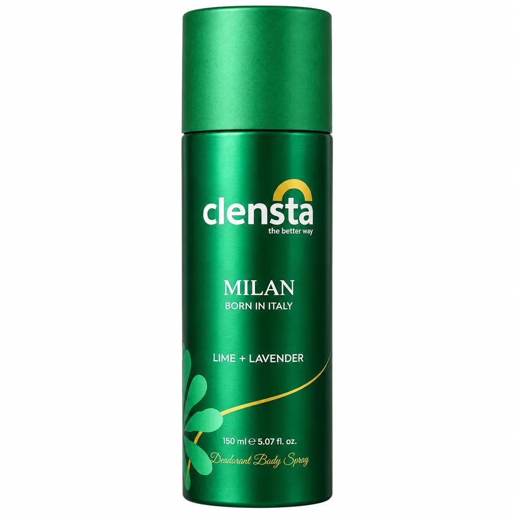 Clensta Premium Deodorant Men's Combo Pack (Milan, Rome, Madrid & Barcelona) - Spray (150 ml) thumbnail 2