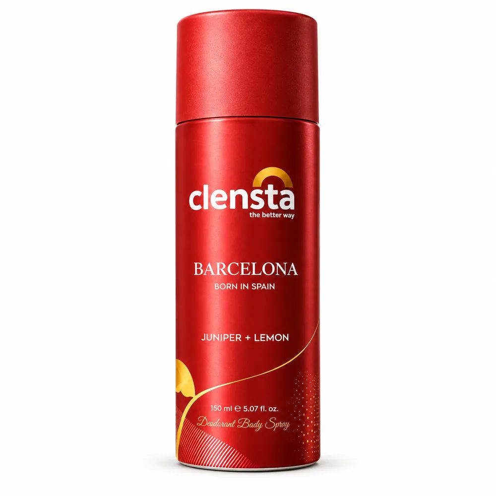 Clensta Premium Deodorant Men's Combo Pack (Milan, Rome, Madrid & Barcelona) - Spray (150 ml) thumbnail 7