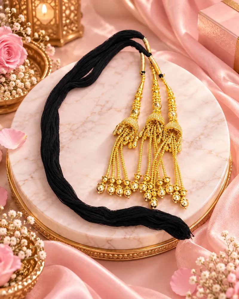 Traditional Punjabi Hair Paranda with Silver Gota and Oxidized Mirror Tassels for Women
